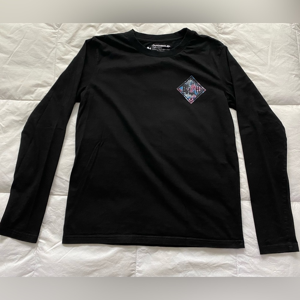 Dutch Bros Limited Edition Floral Logo Long Sleeve Tee - M
